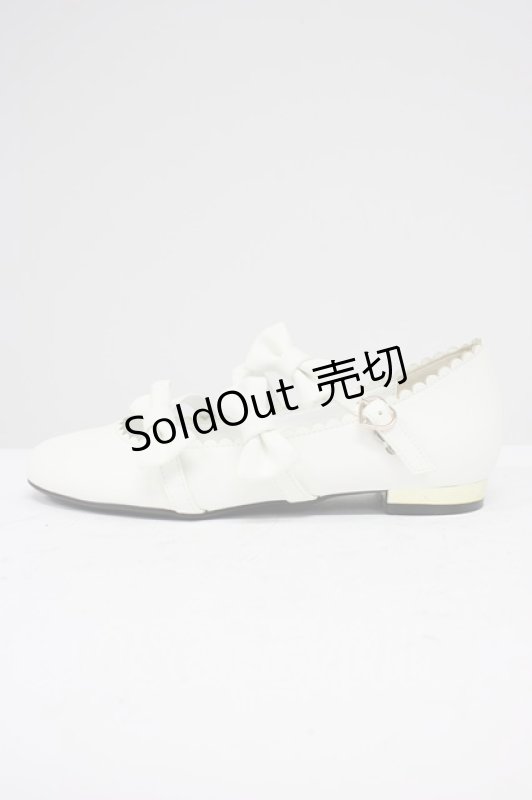 画像3: Angelic Pretty / お散歩リボンシューズ L 白 T-26-03-01-039-AP-SH-SA-ZTK044 (3)