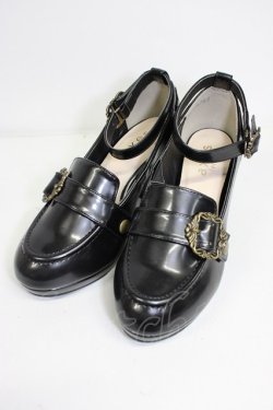 画像1: axes femme / 2wayヒールパンプス S クロ T-26-03-01-006-AX-SH-SA-ZT