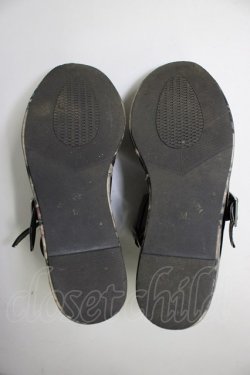 画像4: YOSUKE / アニマルソールエナメルパンプス M 黒Ｘブラウン T-26-03-01-008-PU-SH-SA-ZT