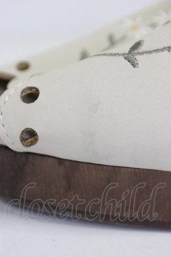 画像6: F i.n.t / フラワー刺繍ウッドライクソールサンダル M アイボリー T-26-03-01-009-CA-SH-SA-ZT