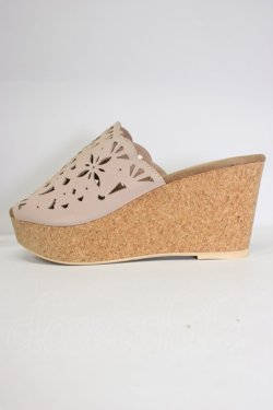 画像3: axes femme / カットワーク使いミュール L ベージュ T-26-03-01-010-AX-SH-SA-ZT