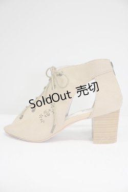 画像3: axes femme / レースアップブーサン L ベージュ T-26-03-01-012-AX-SH-SA-ZT