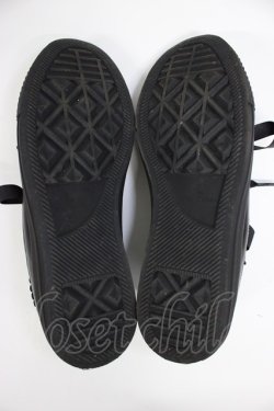 画像5: axes femme / レース切替フラットスニーカー L 黒 T-26-03-01-014-AX-SH-SA-ZT