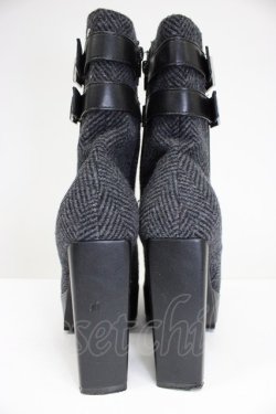 画像2: EATME / ダブルベルトサイドゴアブーツ M ミックス T-26-03-01-016-LO-SH-SA-ZT