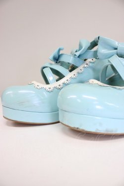 画像4: axes femme kawaii / ダブルリボンスカラップパンプス L サックス T-26-03-01-018-AX-SH-SA-ZT