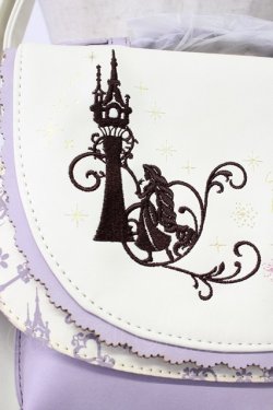 画像4: axes femme / シルエット柄ショルダーバッグ  ラベンダー T-26-03-02-002-AX-BG-SA-ZT