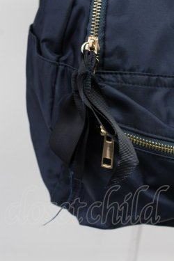 画像2: axes femme / ロゴプレートデザインリュック  ネイビー T-26-03-02-017-AX-BG-SA-ZT