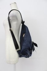 画像4: axes femme / ロゴプレートデザインリュック  ネイビー T-26-03-02-017-AX-BG-SA-ZTK031 (4)