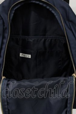 画像8: axes femme / ロゴプレートデザインリュック  ネイビー T-26-03-02-017-AX-BG-SA-ZT