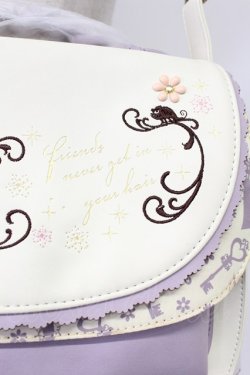 画像5: axes femme / シルエット柄ショルダーバッグ  ラベンダー T-26-03-02-002-AX-BG-SA-ZT