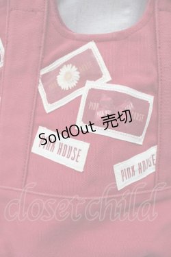画像2: PINK HOUSE / ワッペンハンドバッグ  赤 T-26-03-02-023-LO-BG-SA-ZT