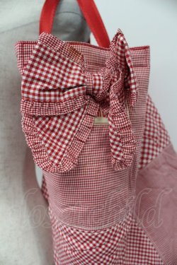 画像3: PINK HOUSE / ギンガムチェックパッチワークバケツバッグ  レッド T-26-03-02-024-LO-BG-SA-ZT
