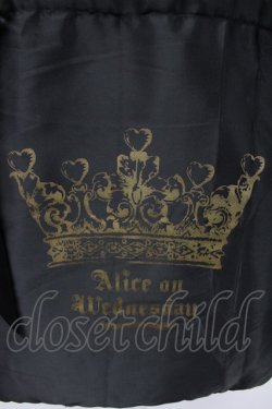 画像4: 水曜日のアリス / サテンリボントート  ブラック T-26-03-02-033-PU-BG-SA-ZT