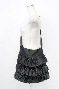 Ank Rouge / 段々フリルショルダーバッグ  黒 T-26-03-02-034-CA-BG-SA-ZT