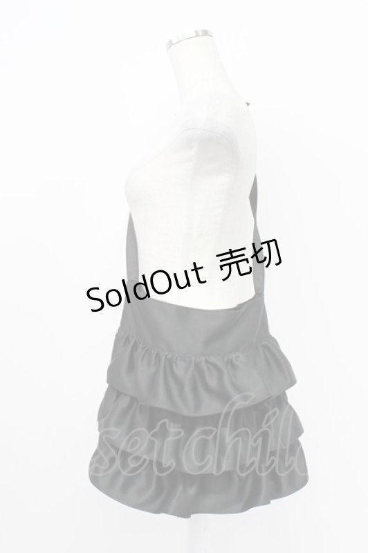 画像1: Ank Rouge / 段々フリルショルダーバッグ  黒 T-26-03-02-034-CA-BG-SA-ZTK046 (1)