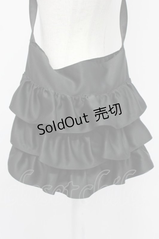 画像2: Ank Rouge / 段々フリルショルダーバッグ  黒 T-26-03-02-034-CA-BG-SA-ZTK046 (2)
