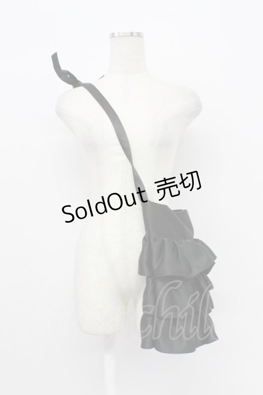 画像3: Ank Rouge / 段々フリルショルダーバッグ  黒 T-26-03-02-034-CA-BG-SA-ZTK046 (3)