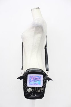 画像1: NOEMIE / 羽付きゲームショルダーバッグ  黒 T-26-03-02-037-LO-BG-SA-ZT