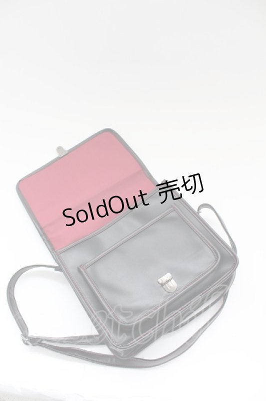 画像7: Deorart / スペードモチーフショルダーバッグ  黒Ｘシルバー T-26-03-02-039-PU-BG-SA-ZTK046 (7)