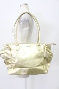 MILK / サイドリボントートバッグ  ゴールド T-26-03-02-004-ML-BG-SA-ZT
