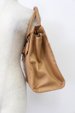 画像3: axes femme / スカラップリボン薔薇型押し2WAYトートバッグ  ベージュ T-26-03-02-005-AX-BG-SA-ZT