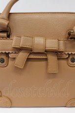 画像4: axes femme / スカラップリボン薔薇型押し2WAYトートバッグ  ベージュ T-26-03-02-005-AX-BG-SA-ZTK046 (4)