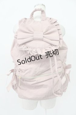 画像1: m petit by misako / TT AM リボンフラップ リュックサック  ピンク T-26-03-02-009-LO-BG-SA-ZT