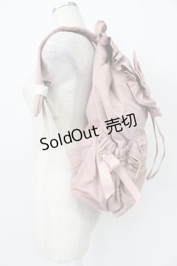 画像2: m petit by misako / TT AM リボンフラップ リュックサック  ピンク T-26-03-02-009-LO-BG-SA-ZT