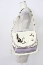 画像1: axes femme / シルエット柄ショルダーバッグ  ラベンダー T-26-03-02-002-AX-BG-SA-ZTK031 (1)