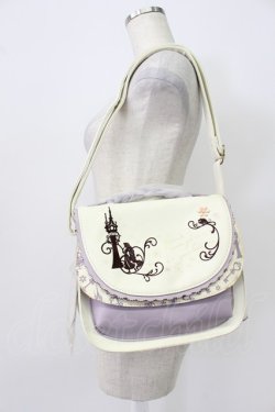 画像1: axes femme / シルエット柄ショルダーバッグ  ラベンダー T-26-03-02-002-AX-BG-SA-ZT