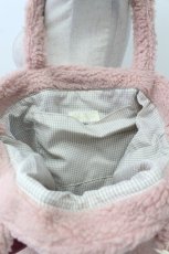 画像4: Maison de FLEUR / ボアダブルリボントートバッグ  ピンク T-26-03-02-013-LO-BG-SA-ZTK042 (4)