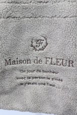 画像2: Maison de FLEUR / ボアダブルリボントートバッグ  ベージュ T-26-03-02-014-LO-BG-SA-ZTK042 (2)