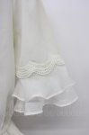 画像4: couture BY ROJITA / チュールスカラップ切替半袖ブラウス  アイボリー T-26-03-06-002-GO-BL-SA-ZT637 (4)