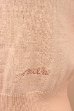 画像4: MILK / ローブ・ド・リボンカーデ  ベビーピンク T-26-03-06-018-ML-TO-SA-ZT