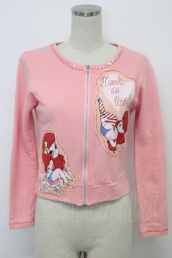 画像1: MILK /  Look at me!カーデ  ピンク T-26-03-06-019-ML-TO-SA-ZT