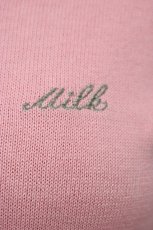 画像5: MILK / パールボタンカーデ  ピンク T-26-03-06-020-ML-TO-SA-ZT637 (5)