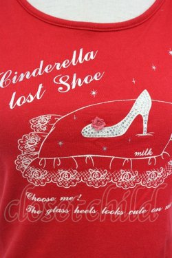 画像5: MILK / シンデレラノースリーブトップス  レッド T-26-03-06-021-ML-TO-SA-ZT