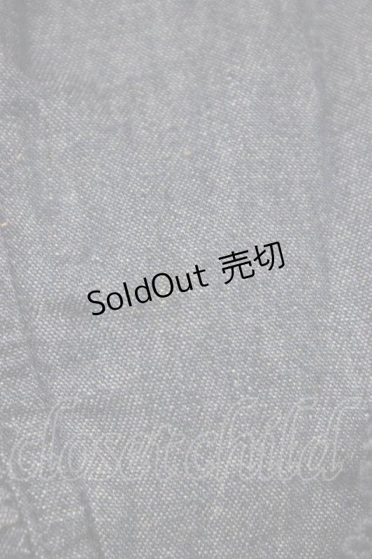 画像5: axes femme / フリルシャツ風ボレロ  青デニム T-26-03-06-022-AX-TO-SA-ZT637 (5)