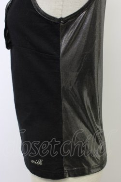 画像3: MILK / メタリックキャミソール  ブラック T-26-03-06-023-ML-BL-SA-ZT