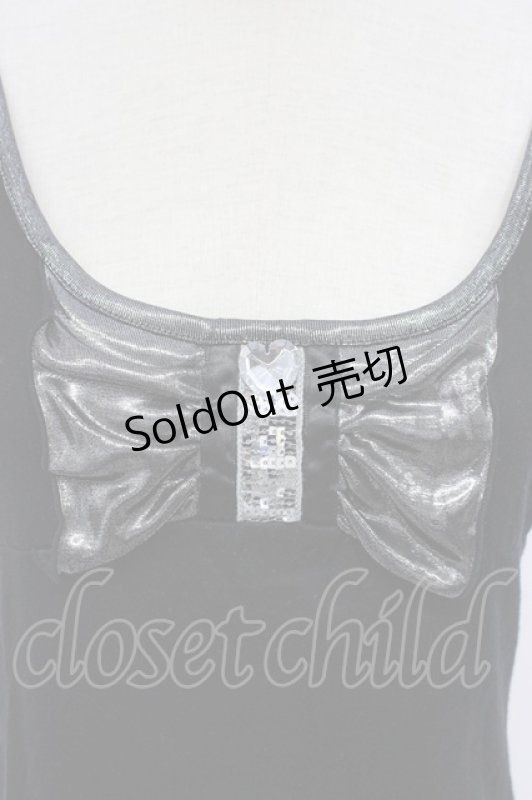 画像4: MILK / メタリックキャミソール  ブラック T-26-03-06-023-ML-BL-SA-ZT637 (4)