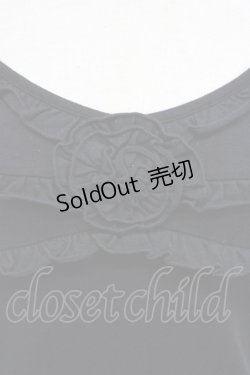 画像3: MILK / フリルローズキャミ  ブラック T-26-03-06-025-ML-TO-SA-ZT