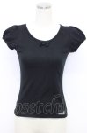 画像1: MILK / SWEET パフ Tee  ブラック T-26-03-06-032-ML-TO-SA-ZT637 (1)