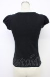 画像2: MILK / SWEET パフ Tee  ブラック T-26-03-06-032-ML-TO-SA-ZT637 (2)