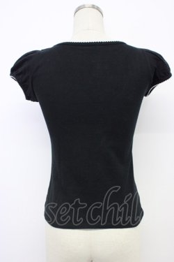 画像2: MILK / SWEET パフ Tee  ブラック T-26-03-06-032-ML-TO-SA-ZT