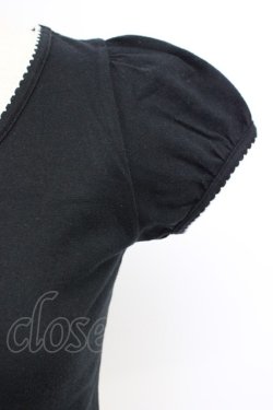 画像3: MILK / SWEET パフ Tee  ブラック T-26-03-06-032-ML-TO-SA-ZT