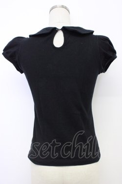画像2: MILK / ラウンドカラーパフトップス  ブラック T-26-03-06-033-ML-TO-SA-ZT