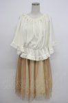 画像1: axes femme / 裾レースアンサンブルワンピース  アイボリー T-26-03-06-038-AX-OP-SA-ZT637 (1)