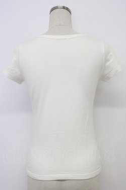 画像2: MILK / MILKロゴTee  オフ×ブラック T-26-03-06-001-ML-TS-SA-ZT