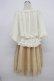 画像2: axes femme / 裾レースアンサンブルワンピース  アイボリー T-26-03-06-038-AX-OP-SA-ZT (2)