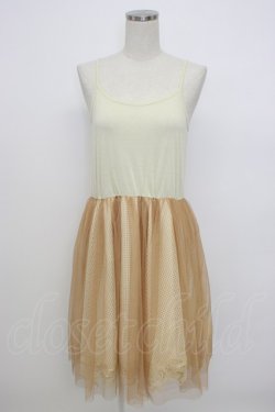 画像4: axes femme / 裾レースアンサンブルワンピース  アイボリー T-26-03-06-038-AX-OP-SA-ZT